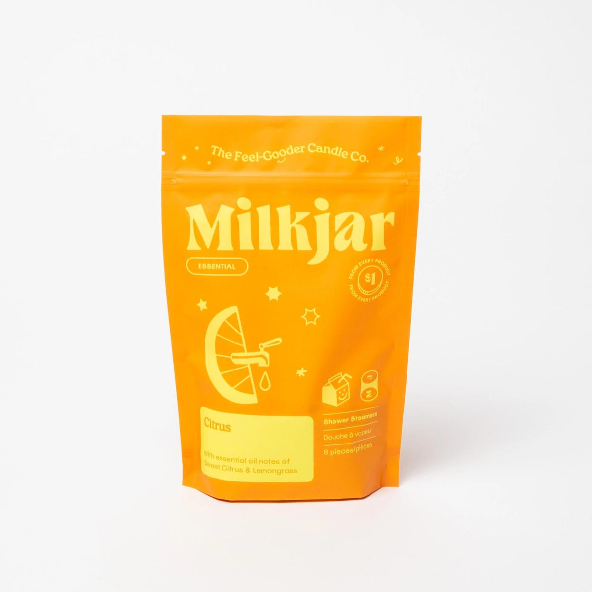 Milk Jar Shower Steamers - Citrus