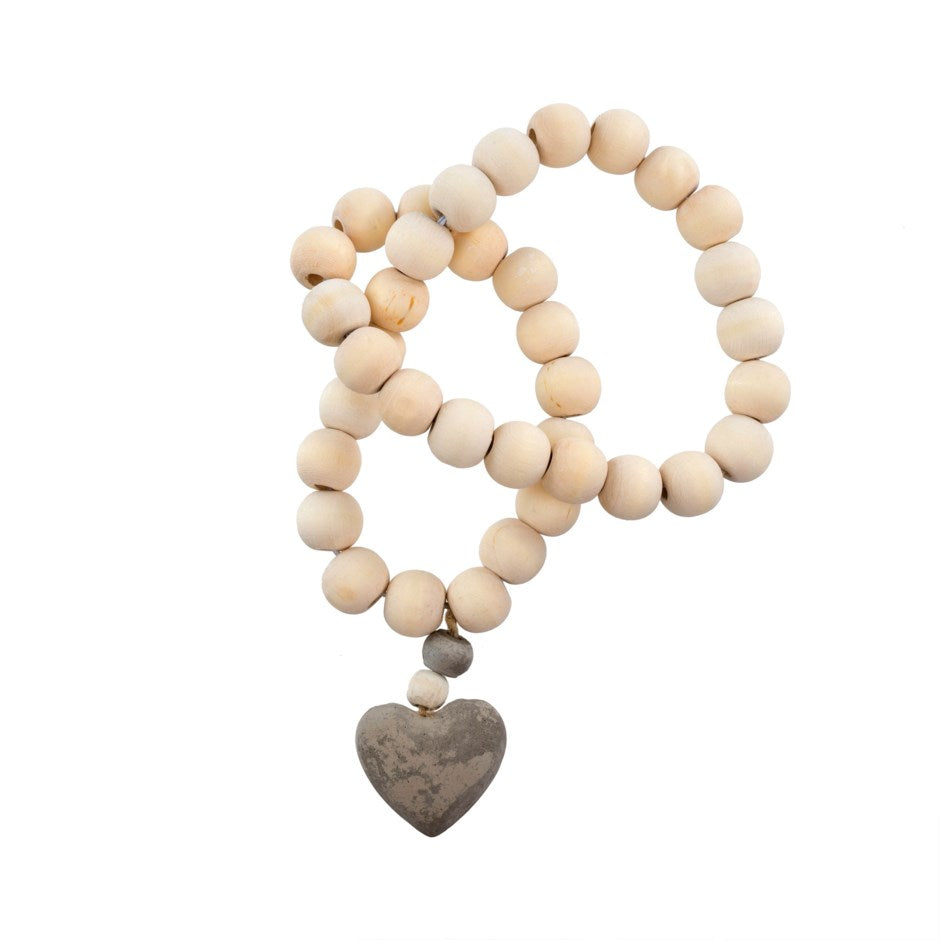 Concrete Heart Decor Beads (Mini)