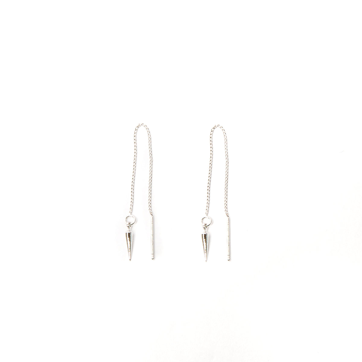 “Spiked” Threader Earrings