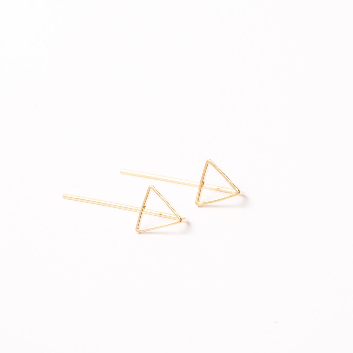 &quot;60 Degree&quot; Back-Drop Earrings (Gold &amp; Silver)