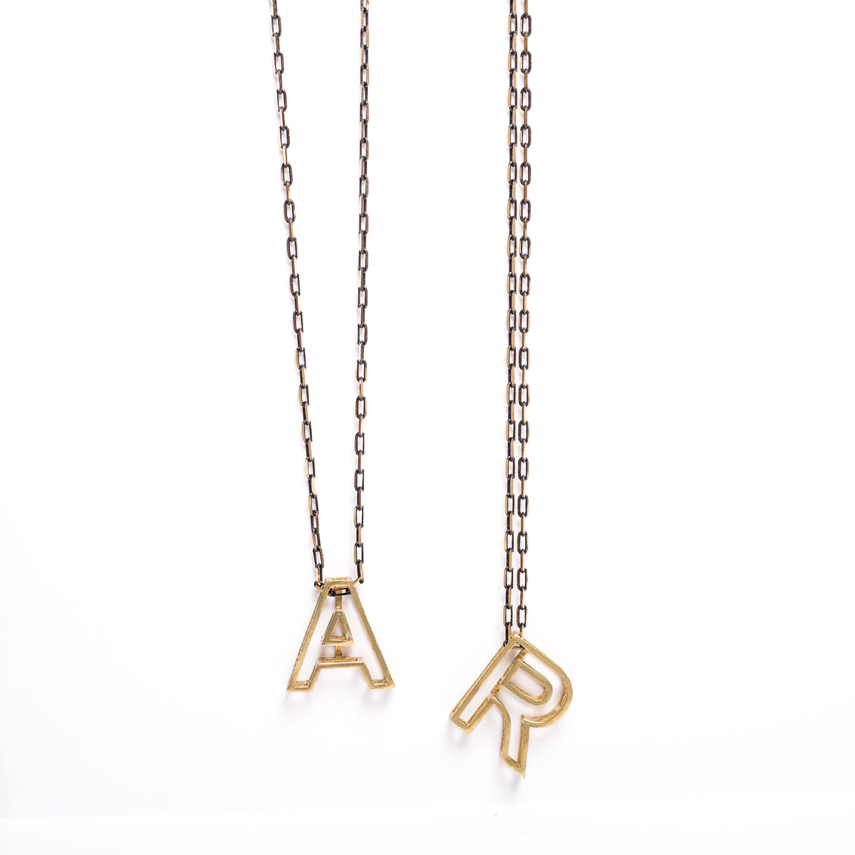 “Alphabet Soup” Initial Necklaces