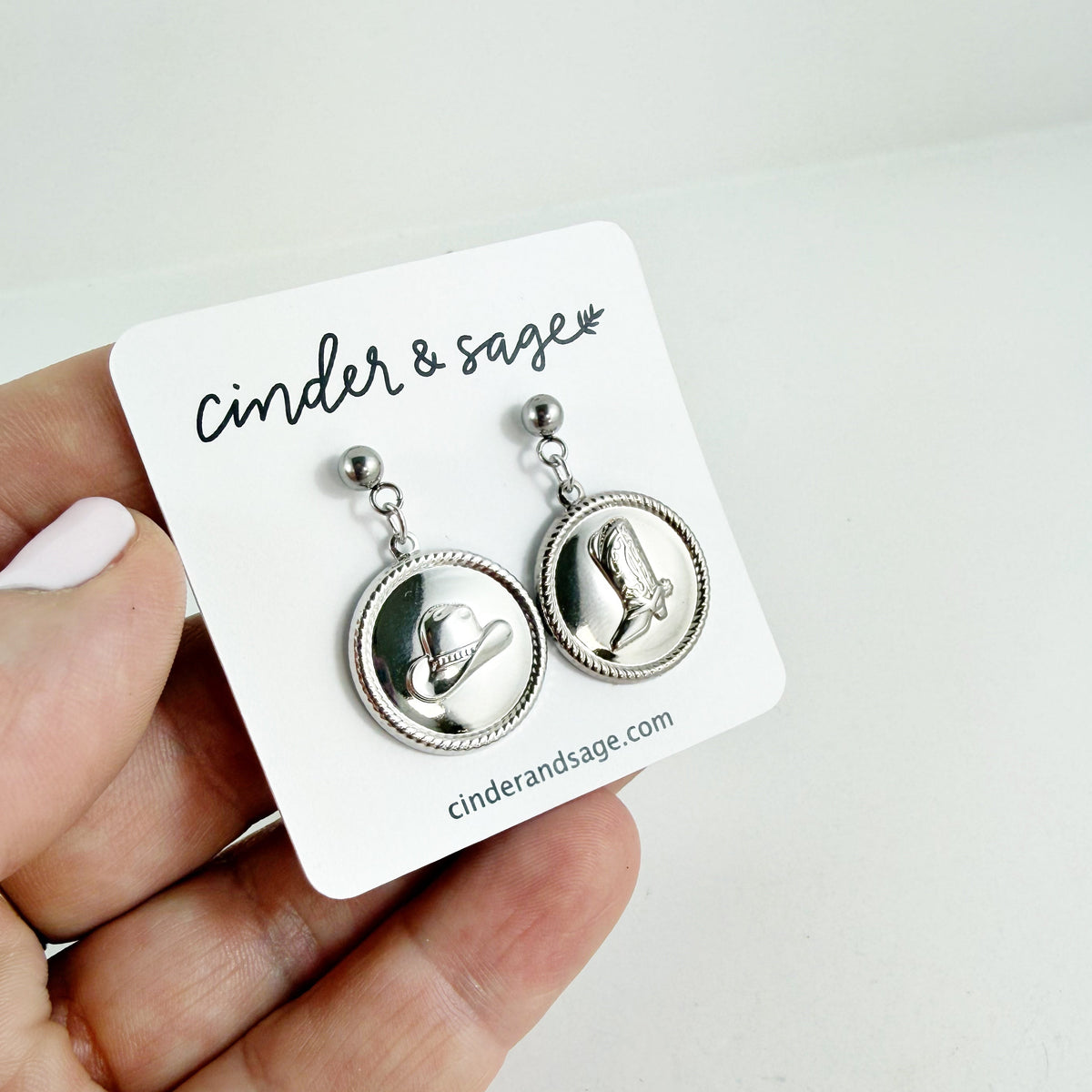 "Coin Cowgirl" Earrings