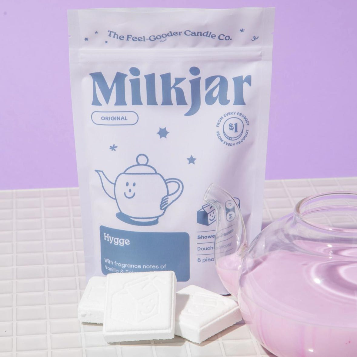Milk Jar Shower Steamers - Hygge
