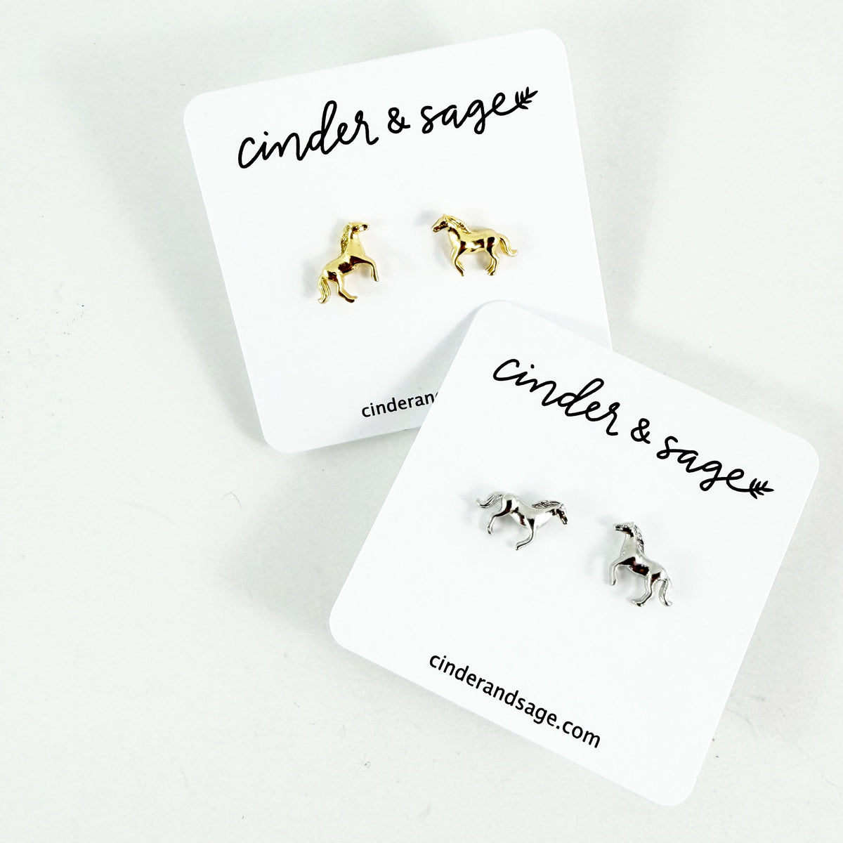 “Little Corral" Horse Stud Earrings