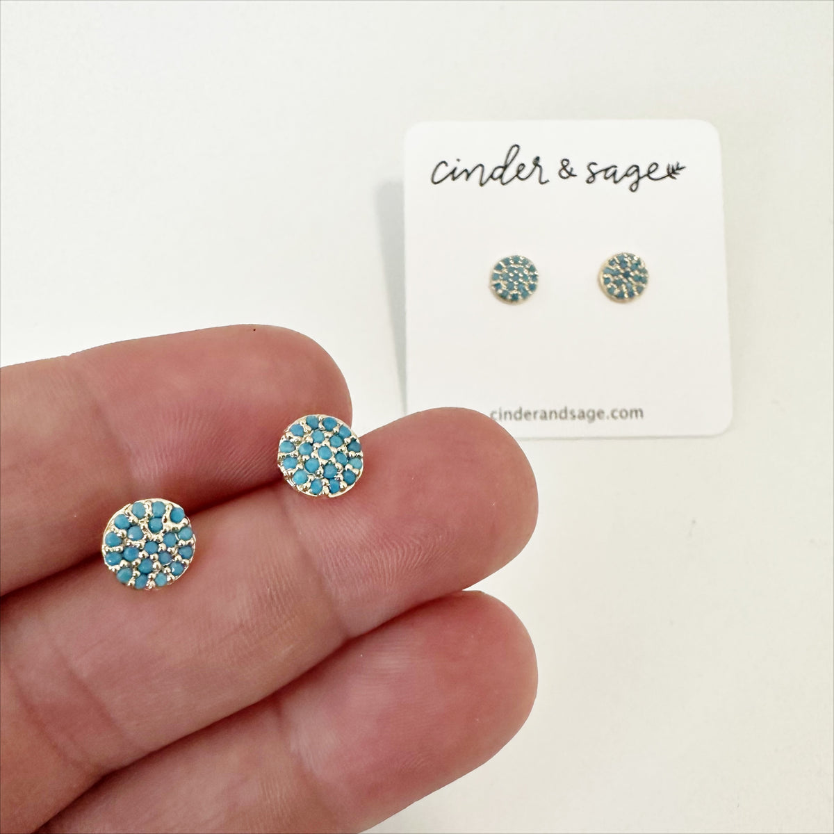 “Big Sky” Stud Earrings