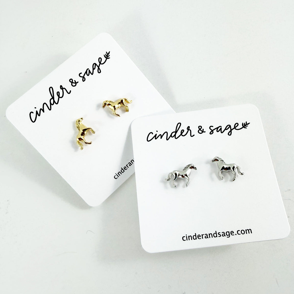 “Little Corral" Horse Stud Earrings