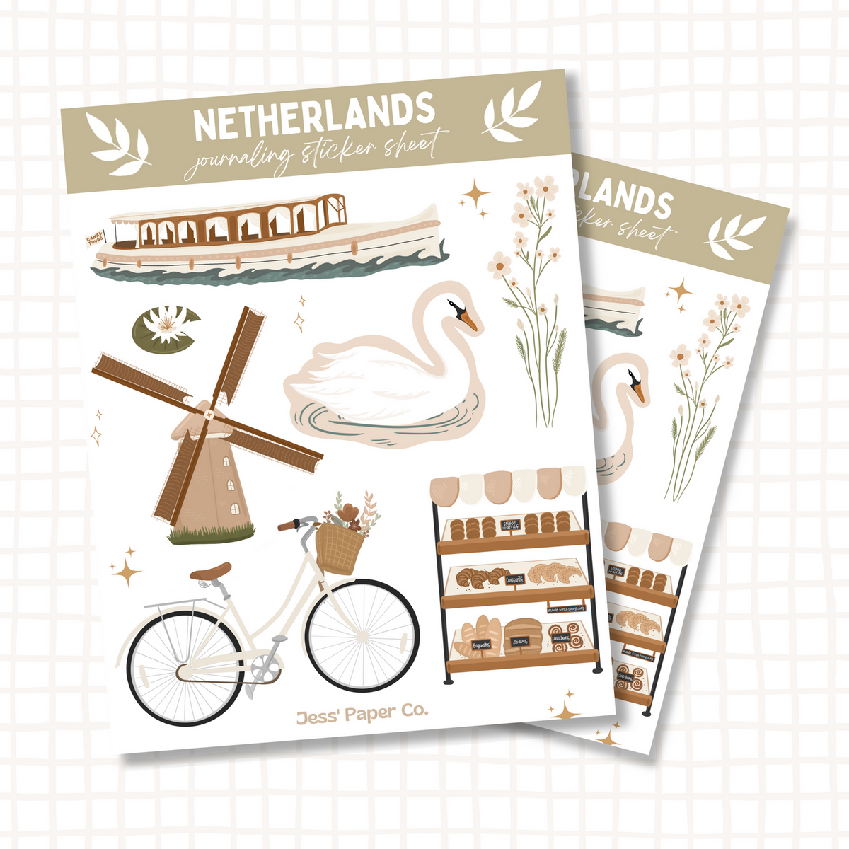Netherlands Sticker Sheet