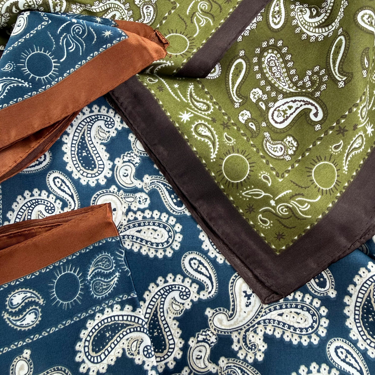 “Mesa” Paisley Bandana Scarf