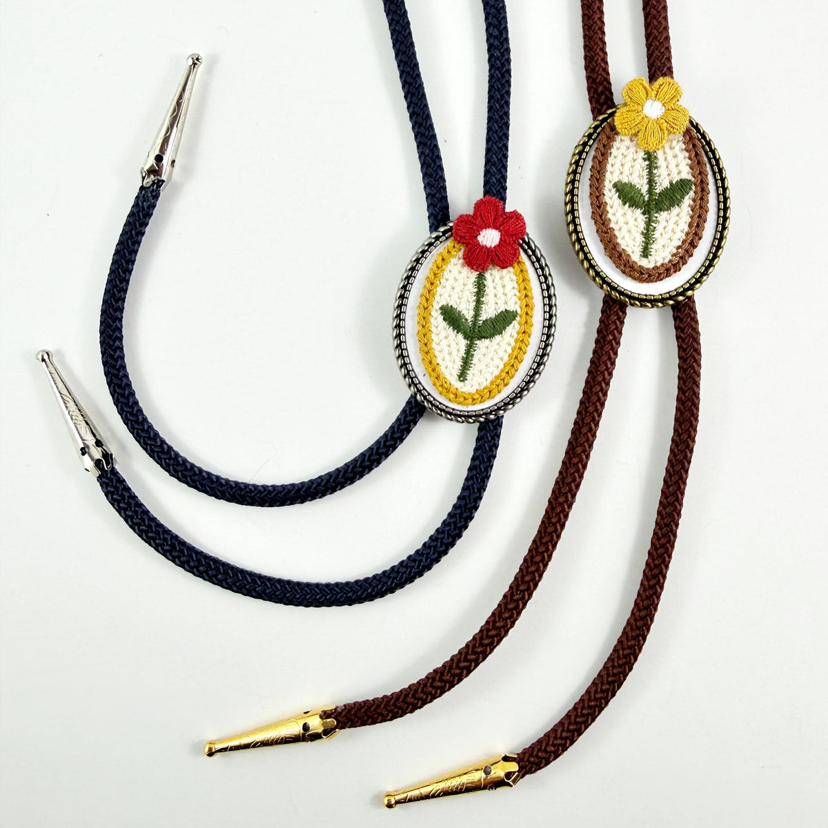 “Springtime” Crochet Bolo Ties