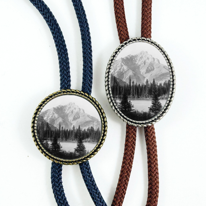 "Cascade Mountain" Heritage Bolo Tie