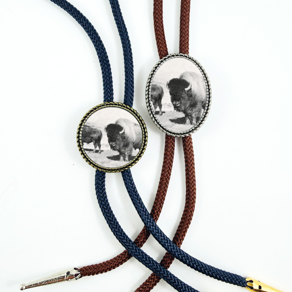 "Bison Herd" Heritage Bolo Tie