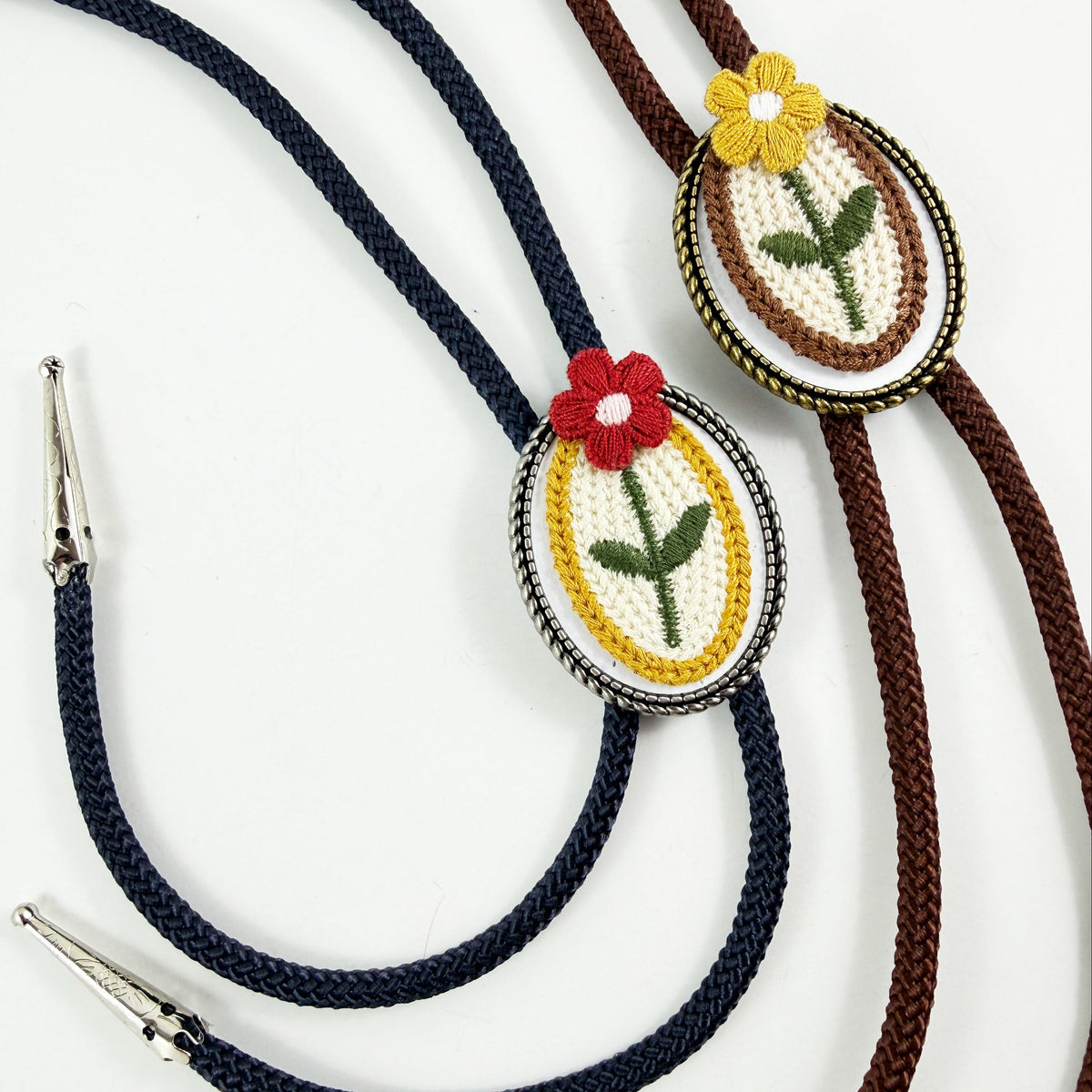 “Springtime” Crochet Bolo Ties