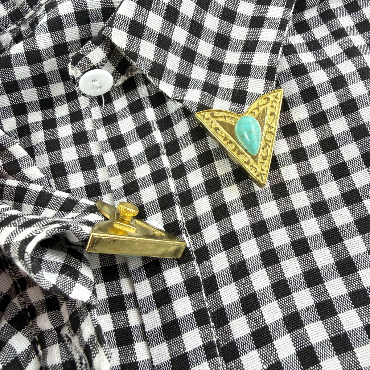 “Yuma” Turquoise Collar Tips