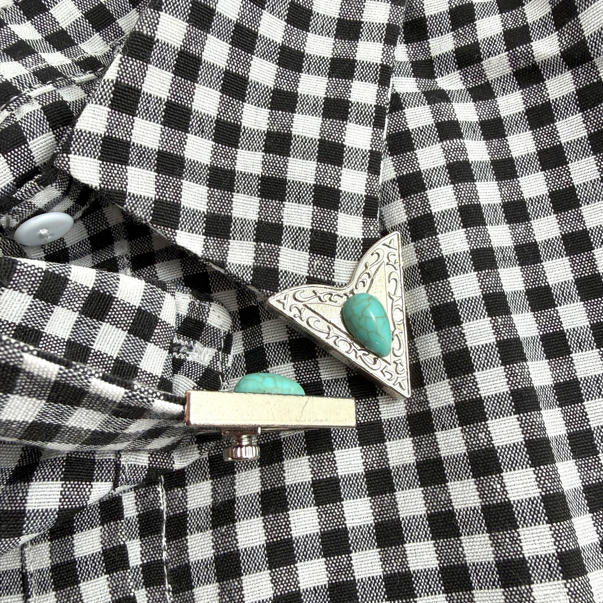 “Yuma” Turquoise Collar Tips