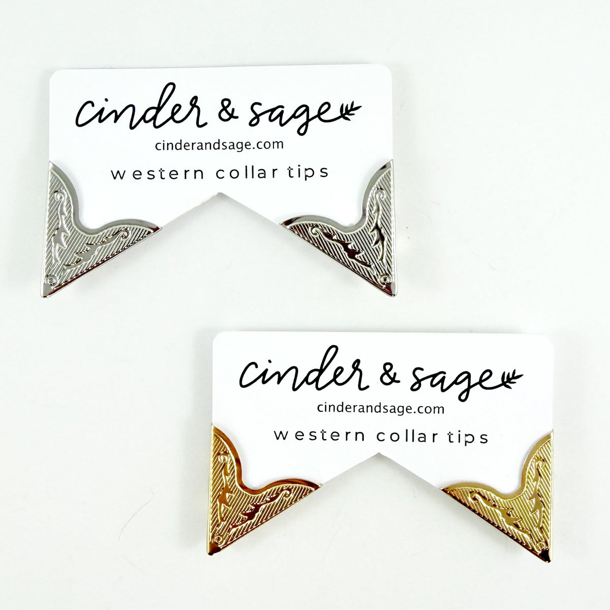 "Valley View" Collar Tips