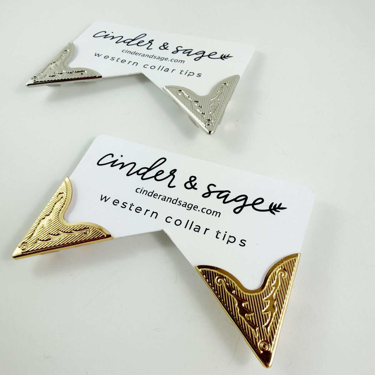 "Valley View" Collar Tips
