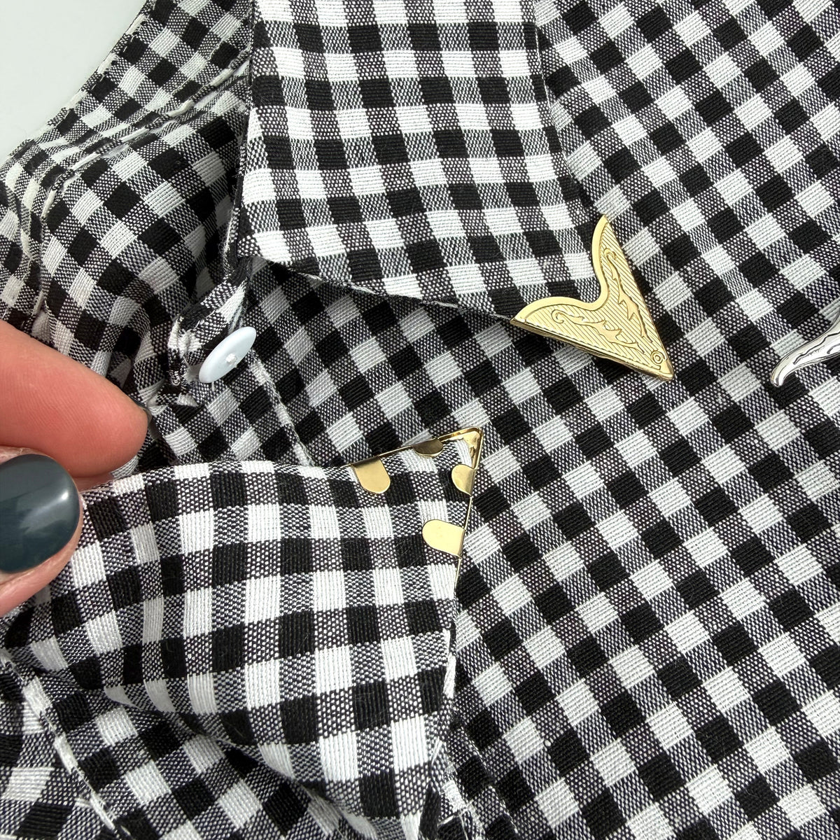 "Valley View" Collar Tips