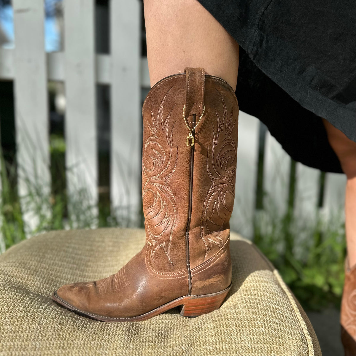 “Patsy” Cowboy Boot Charms (Gold)