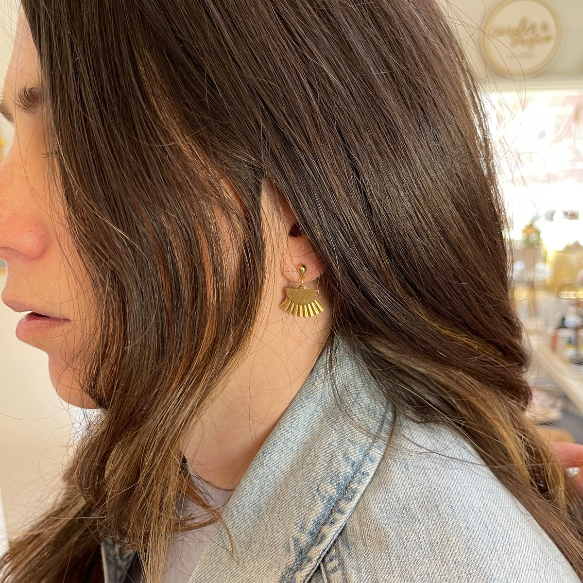 “Fan Deco” Earrings