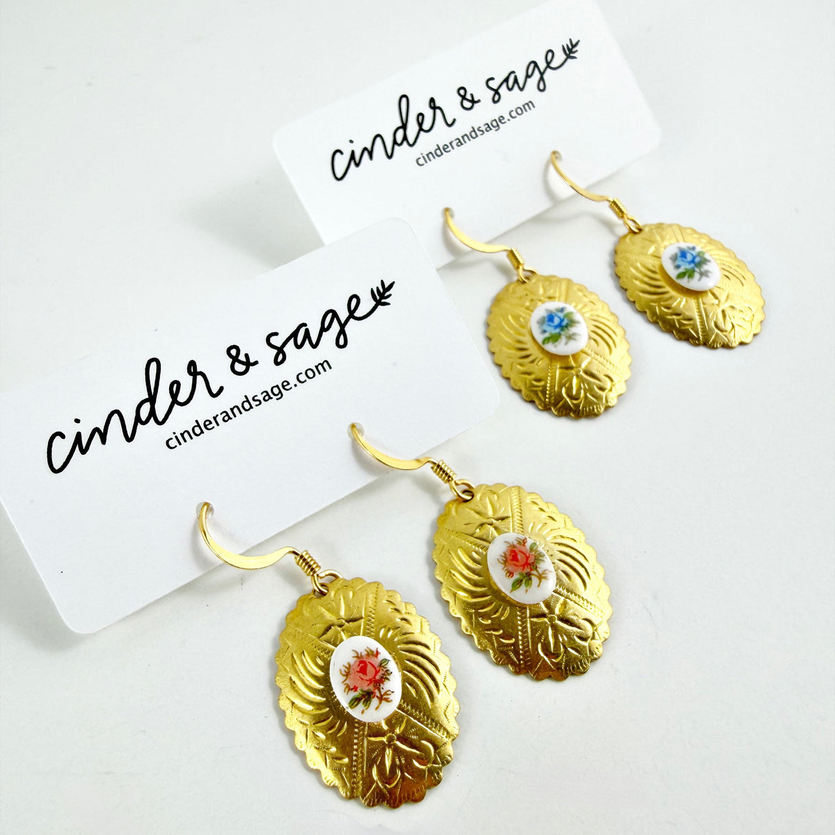 "Country Time" Floral Earrings