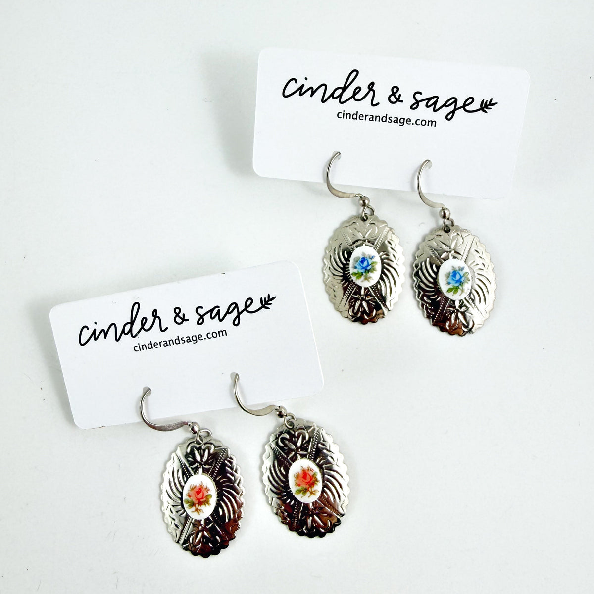 "Country Time" Floral Earrings
