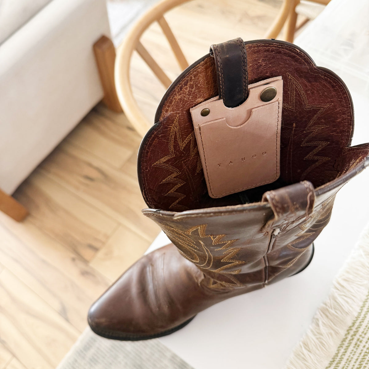 “Spur Change” Boot Wallet