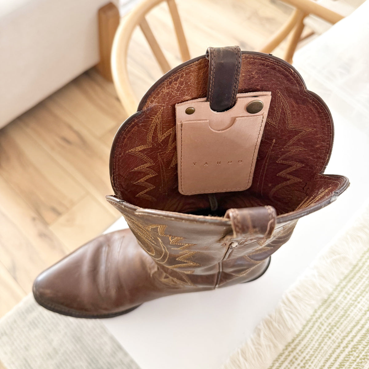 “Spur Change” Boot Wallet