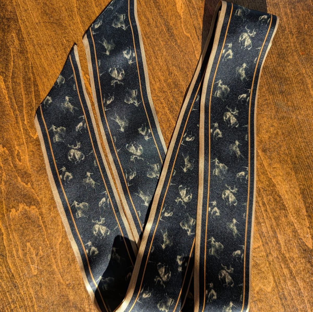 Black & Gold Broncs Twilly