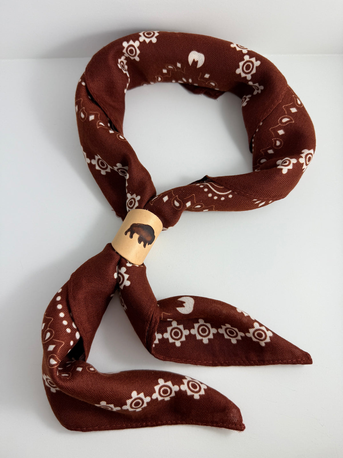 &quot;Trail Ride&quot; Bandana Scarf Slides