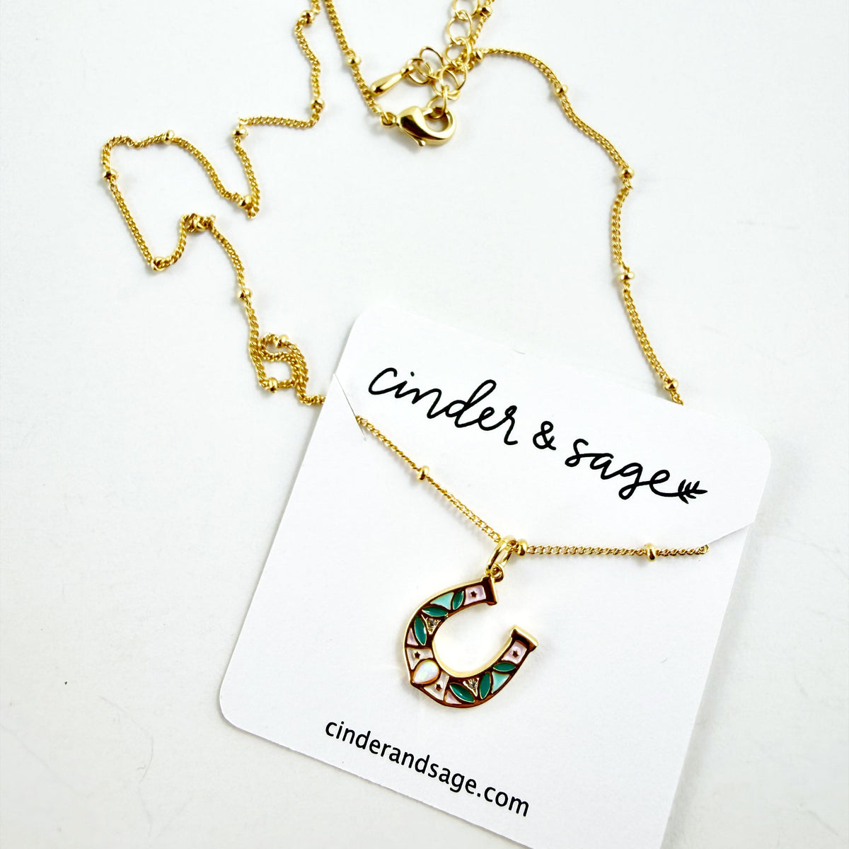 “Ringer” Horseshoe Necklace