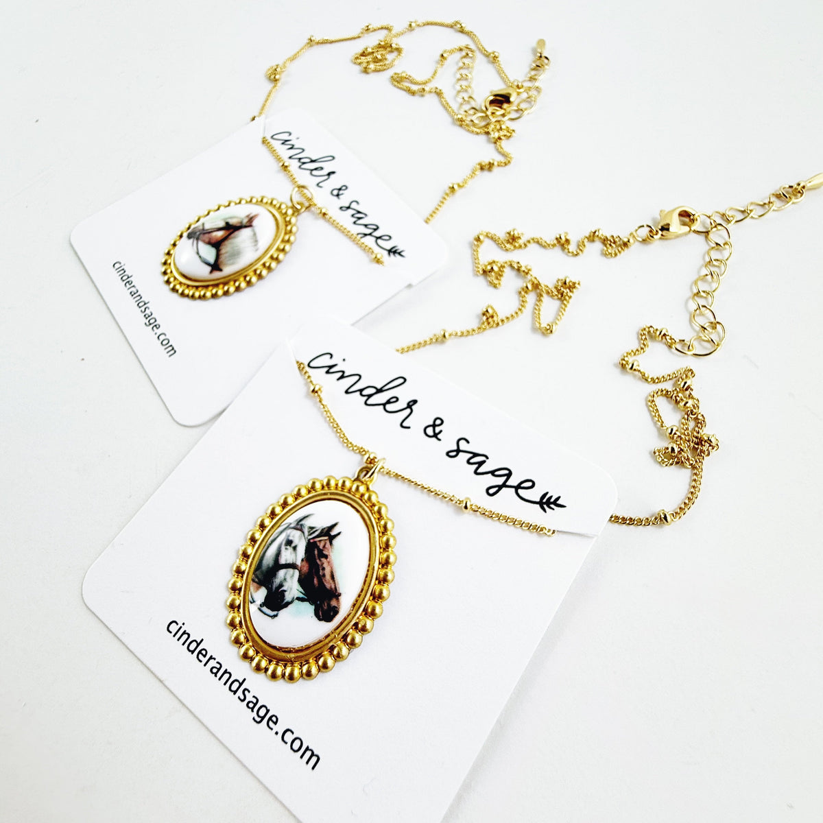 “Pony Portrait” Horse Necklace