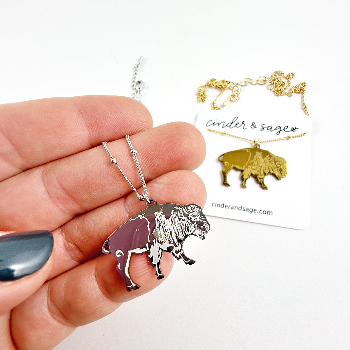 “Roam” Buffalo Necklace