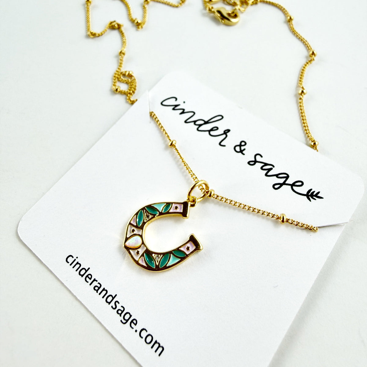 “Ringer” Horseshoe Necklace