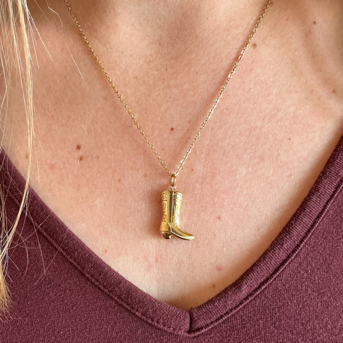 “Boot Scoot’” Necklace