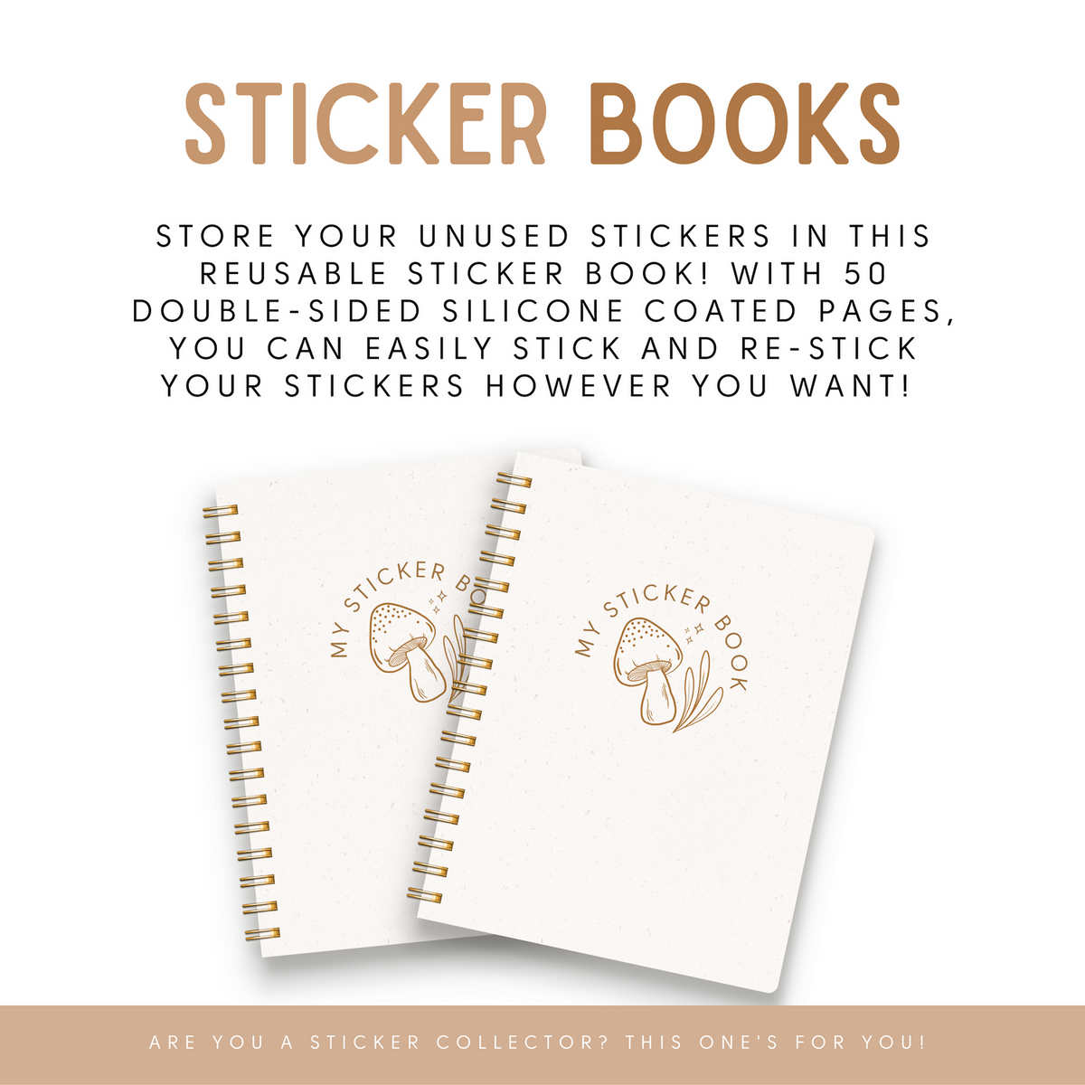Sticker Book - Mushroom