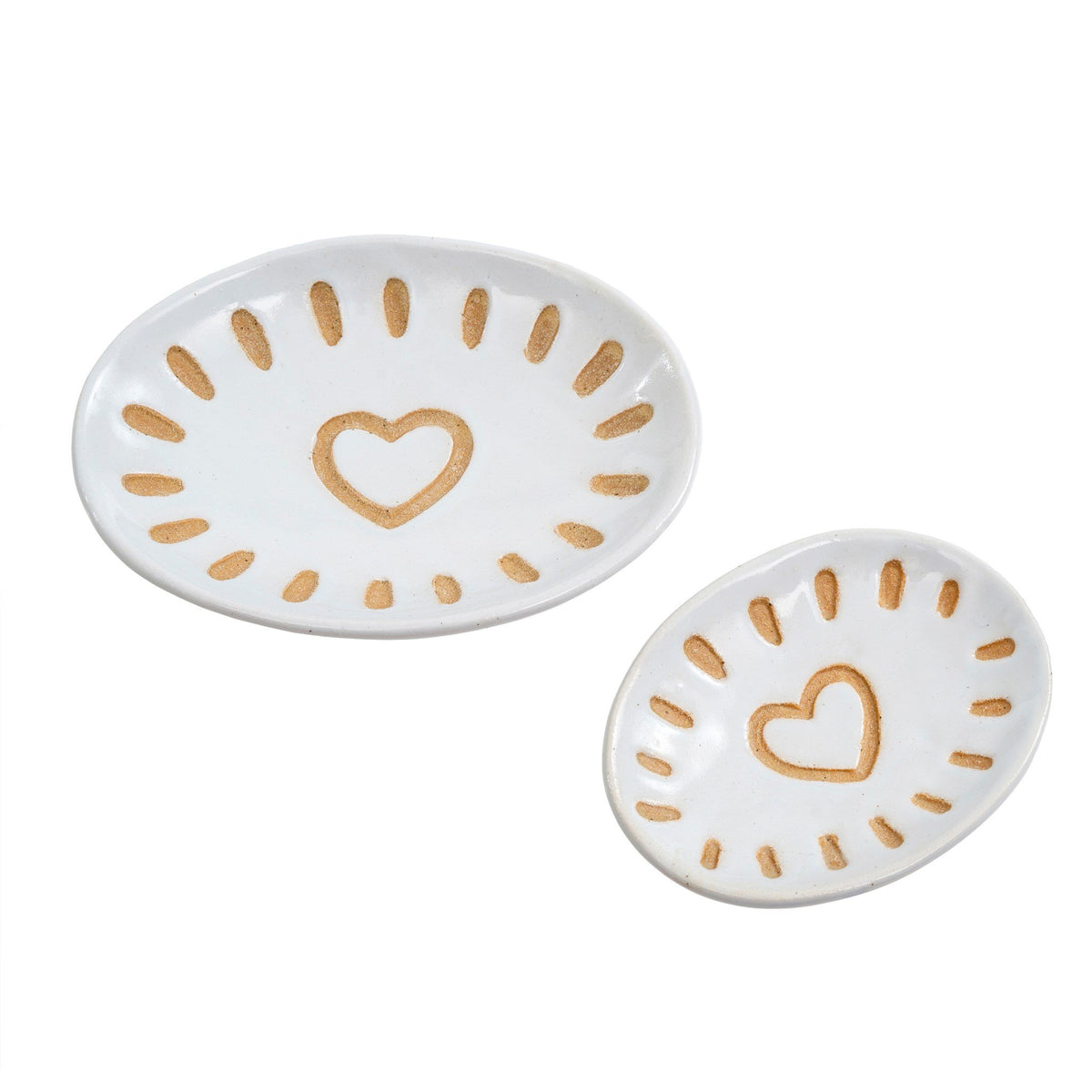 Footed Heart Dish - Small