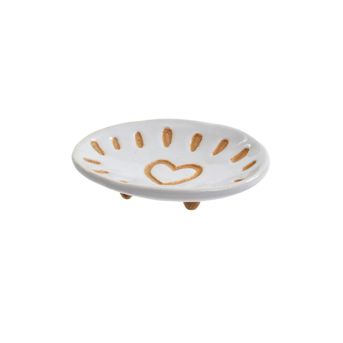 Footed Heart Dish - Small