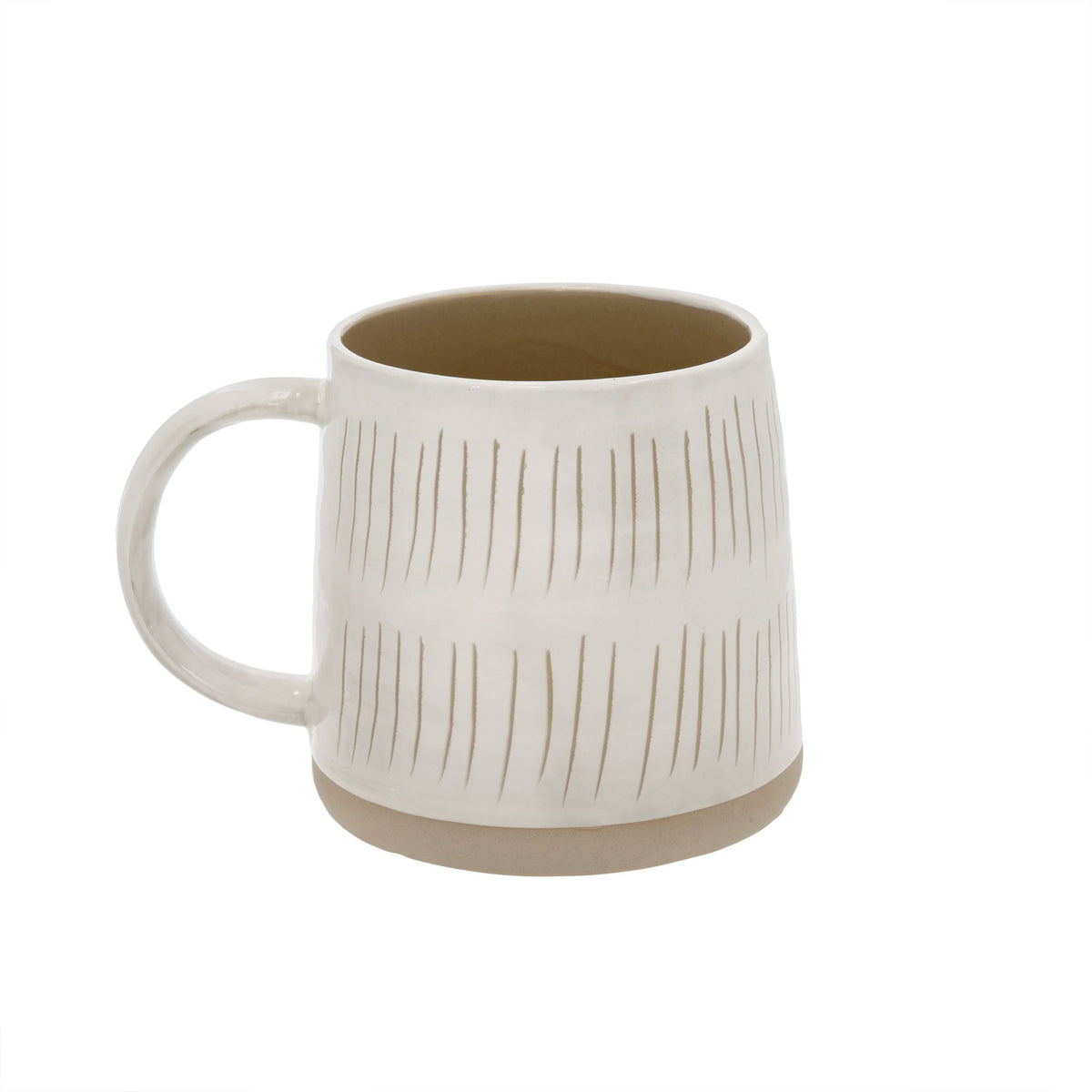 Dashes Sandstone Mug