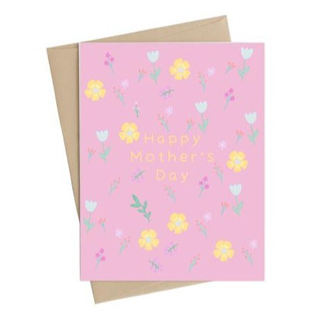 Pink &quot;Happy Mother&#39;s Day&quot; Card