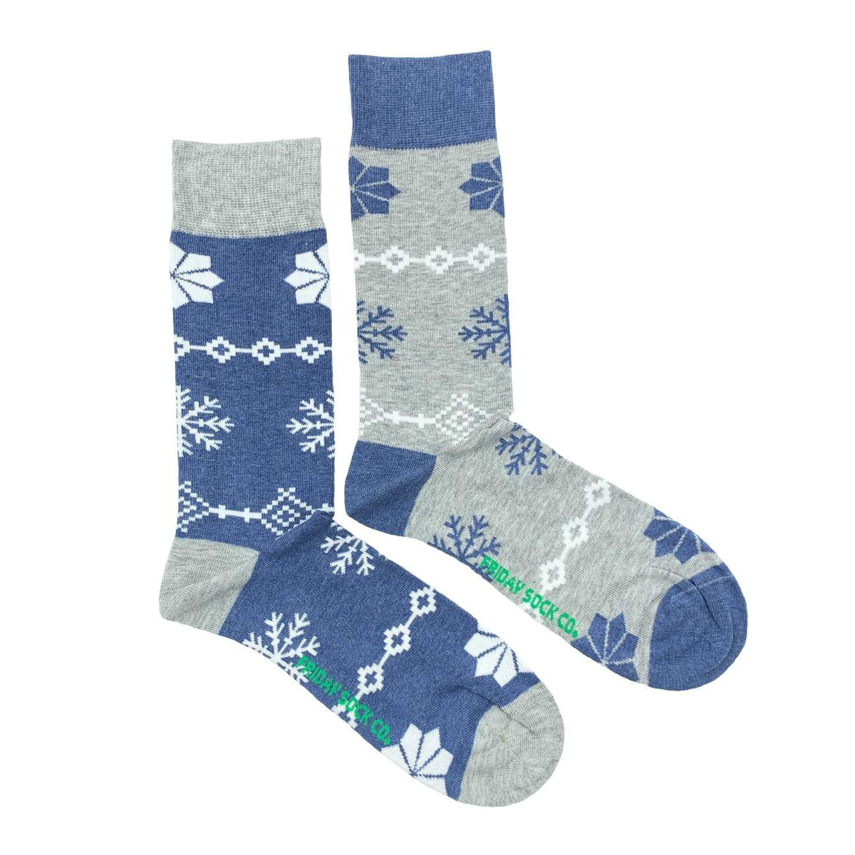 Snowflake - Men&#39;s  Mismatched Socks