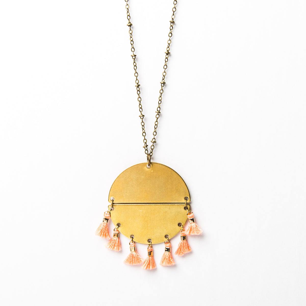 “Sun Down” Multi-Tassel Necklace