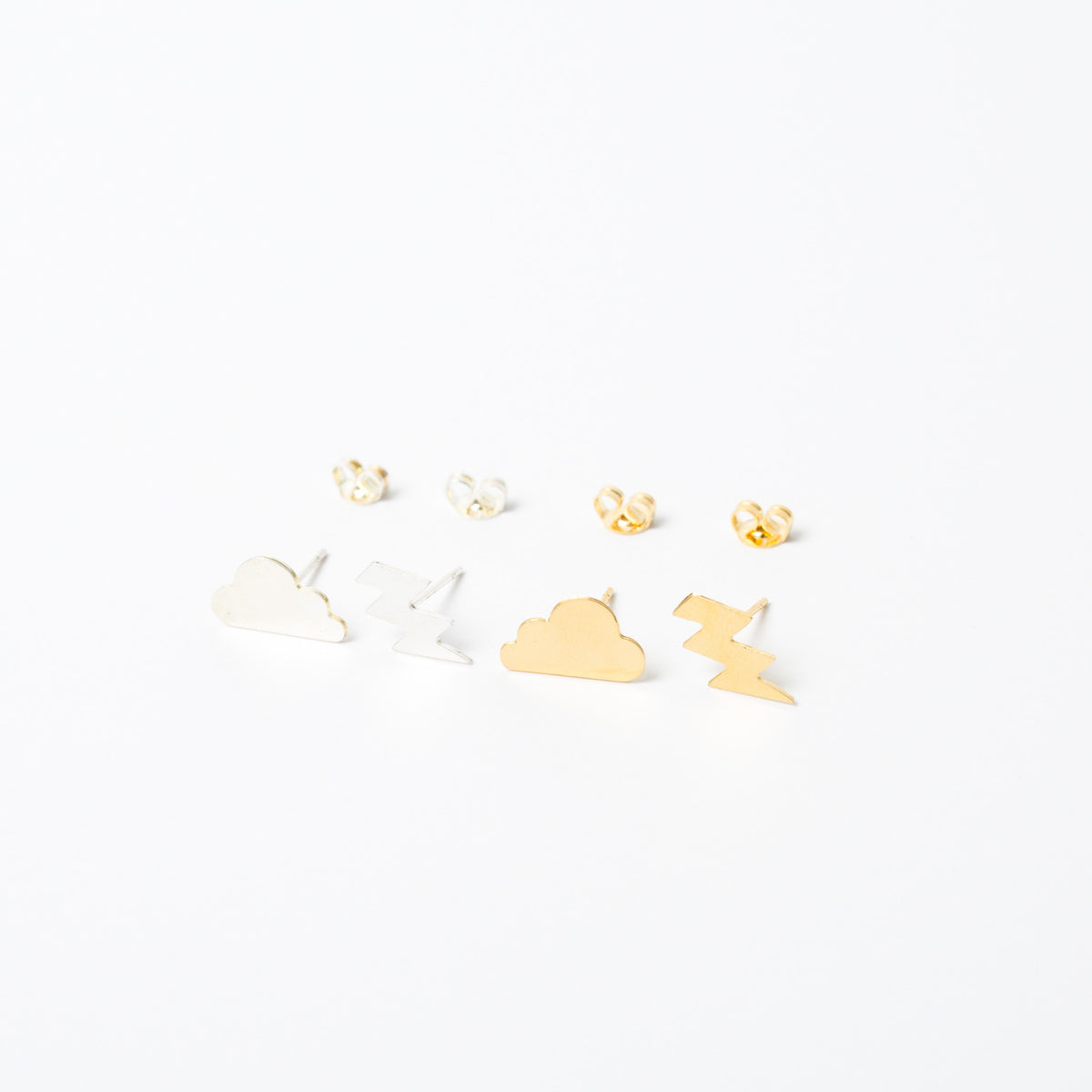 &quot;Stormy&quot; Mismatched Studs
