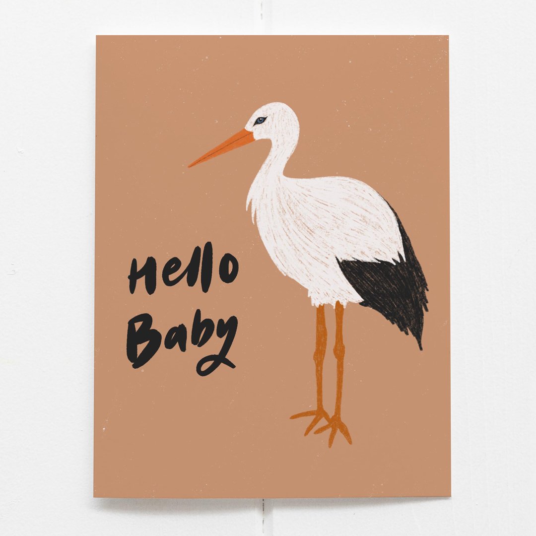 &quot;Hello Baby&quot; Card