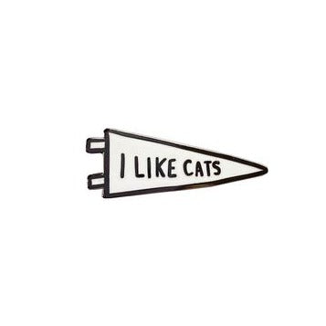 I Like Cats Enamel Pin