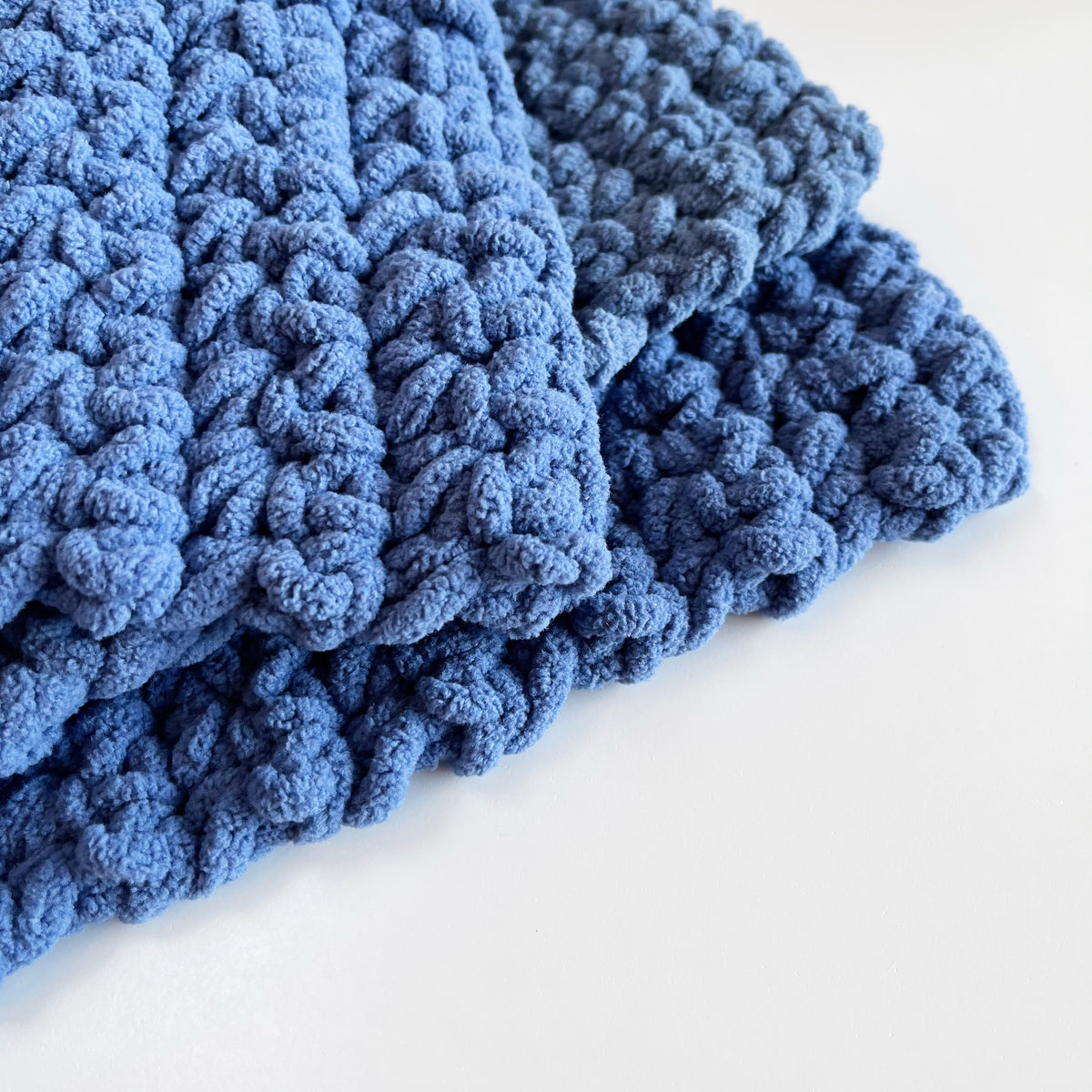Baby Blanket - Denim Blue