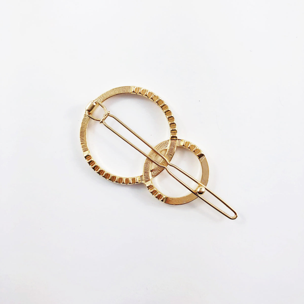 &quot;Sunday&quot; Hair Clips - Dbl Circle - BOGO SALE!