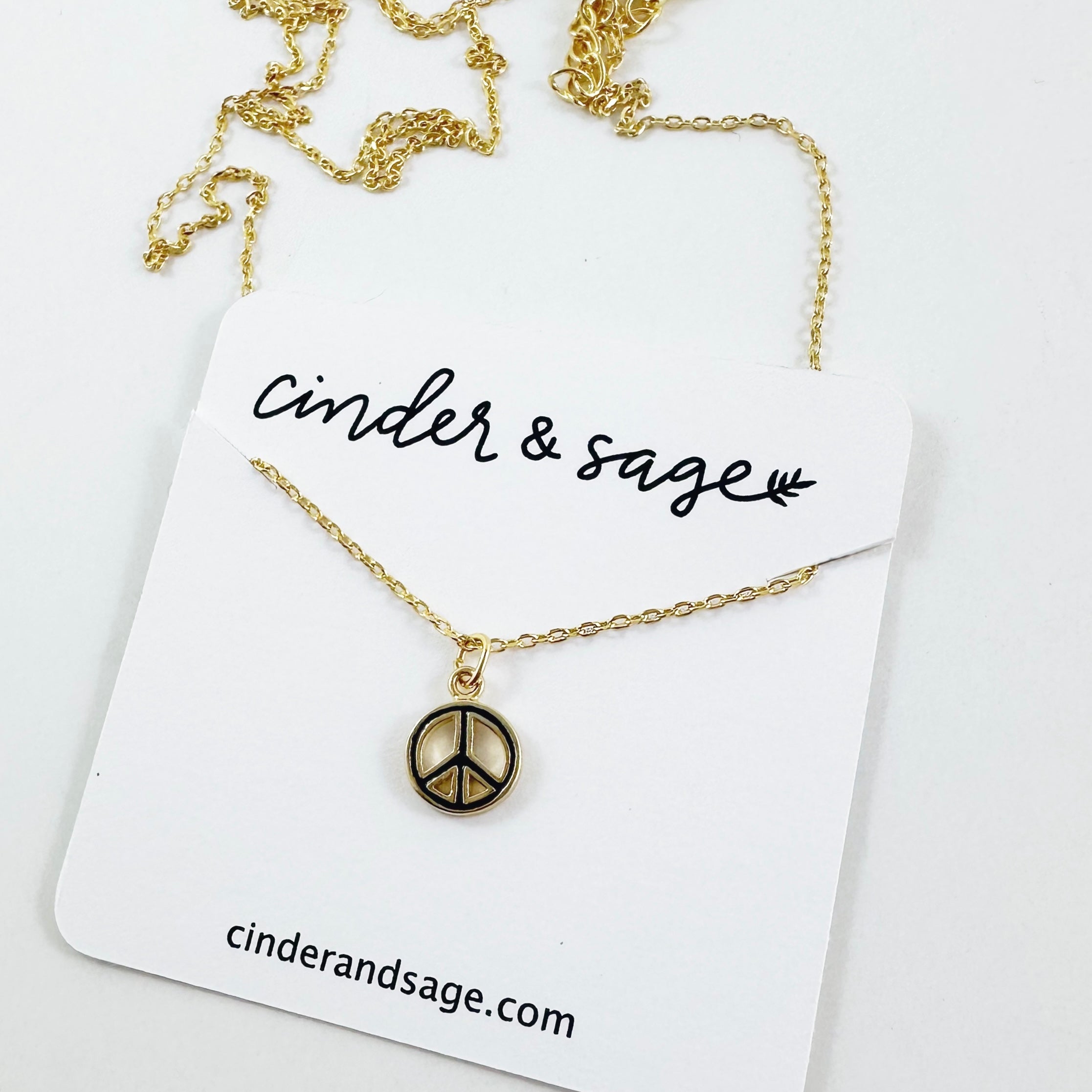 “A Little Peace" Necklace
