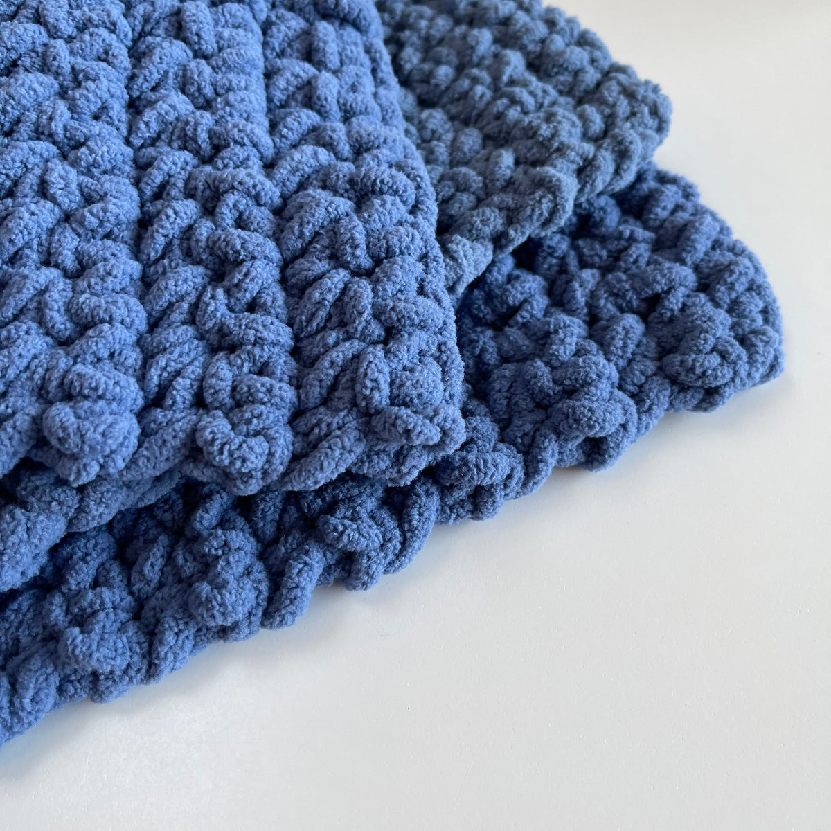 Baby Blanket - Denim Blue