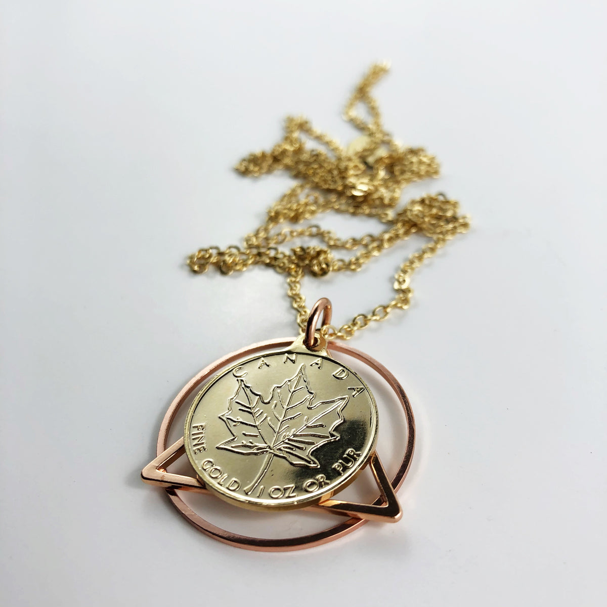 O'Canada Coastal Coin Necklace - Cinder & Sage