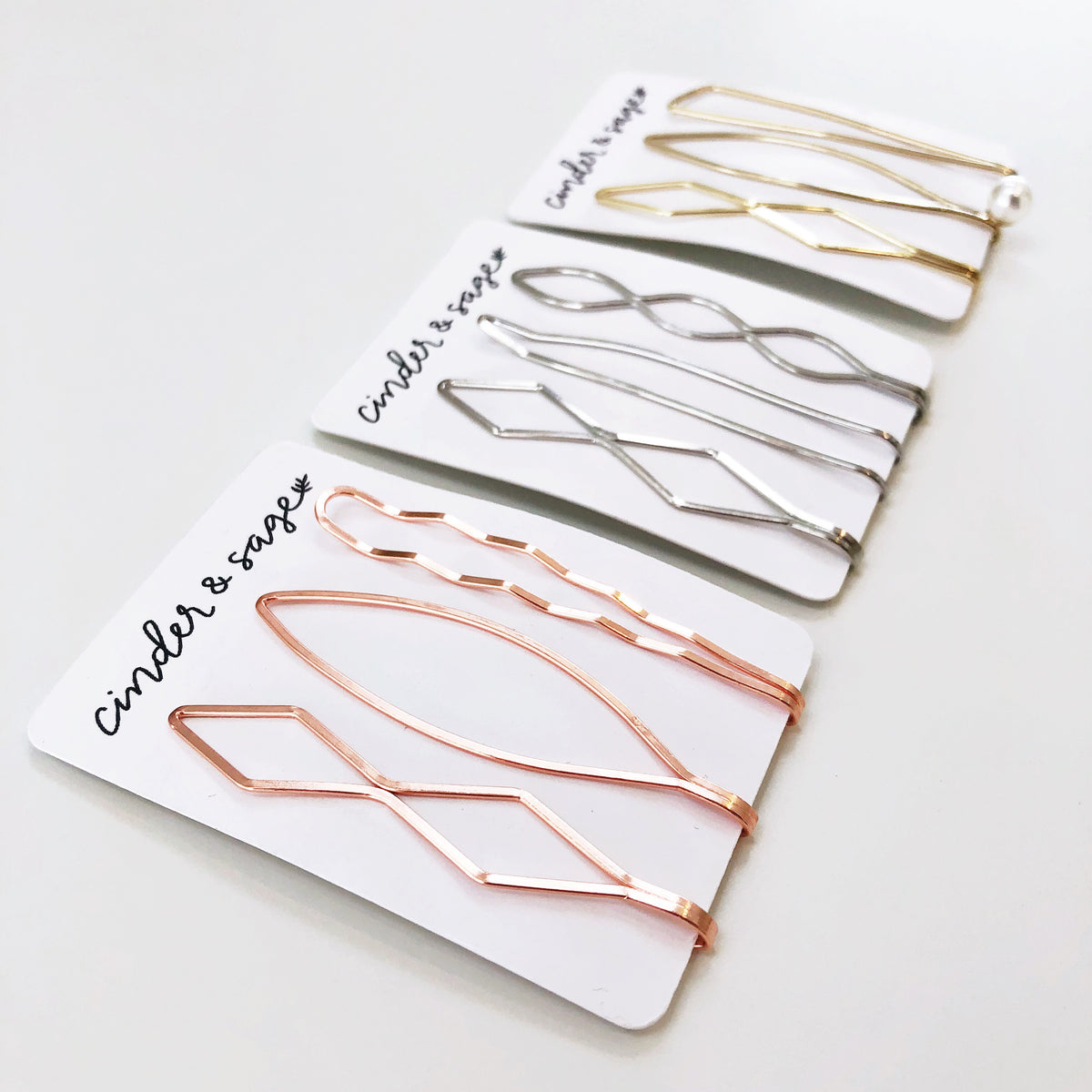 &quot;Trio&quot; Bobby Pin Sets